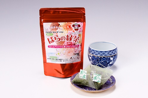 ばらの緑茶