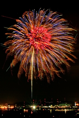 夏祭り　あしだ川花火大会⑦